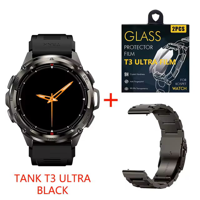 Ultra GPS Smart Watch  – 470mAh Digital Fitness Tracker with Bluetooth