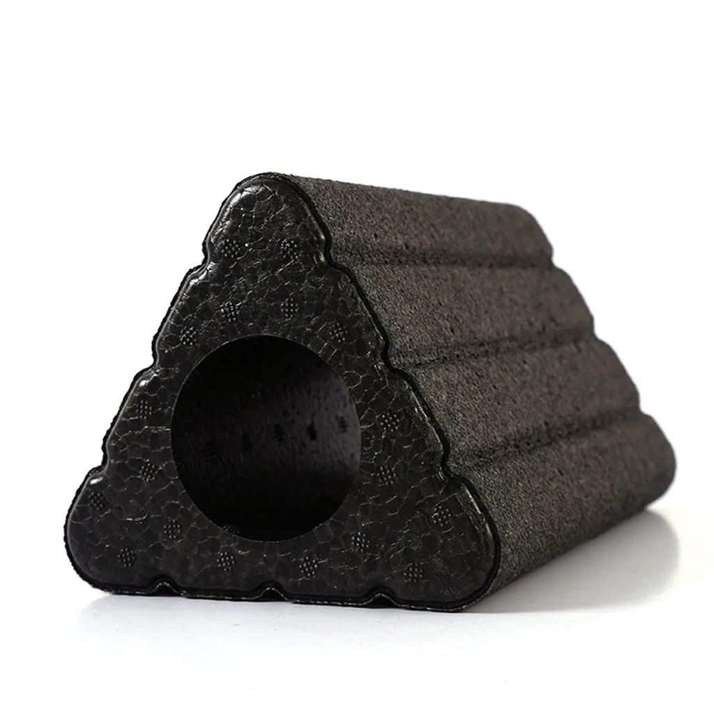 Yoga Block & Massage Roller Density Foam (Black)
