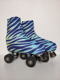 Shoes Covers BLUE ZEBRA