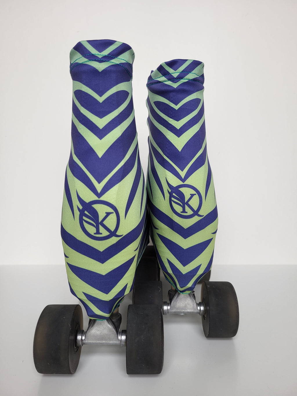 Shoes Covers BLUE ZEBRA