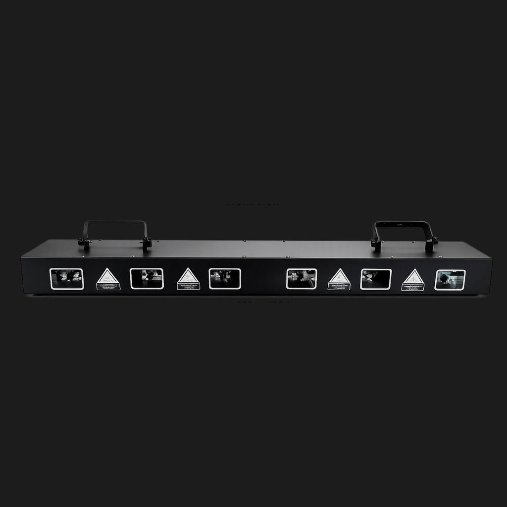 X18 DMX Sound Active 6-Head RGB Laser Bar 1500mW for DJs