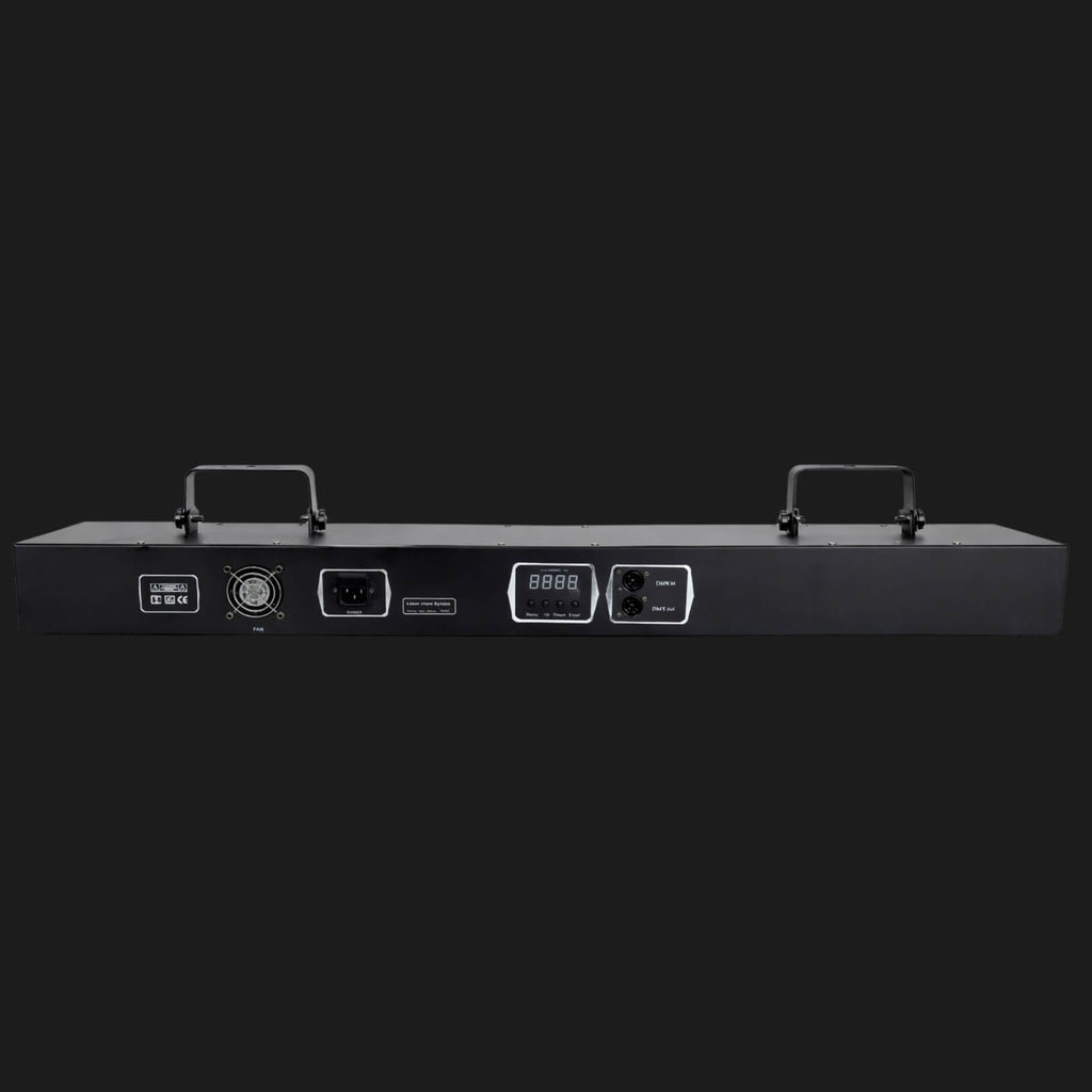 X18 DMX Sound Active 6-Head RGB Laser Bar 1500mW for DJs