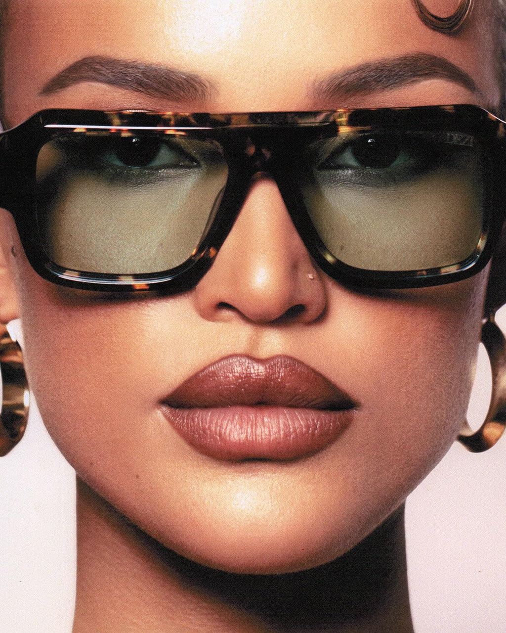 DEZI Women's Square Aviator Sunglasses-Miami