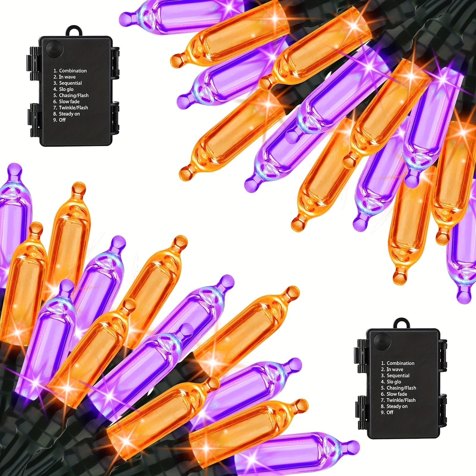 50LEDs 500cm Halloween String Lights (2pcs)