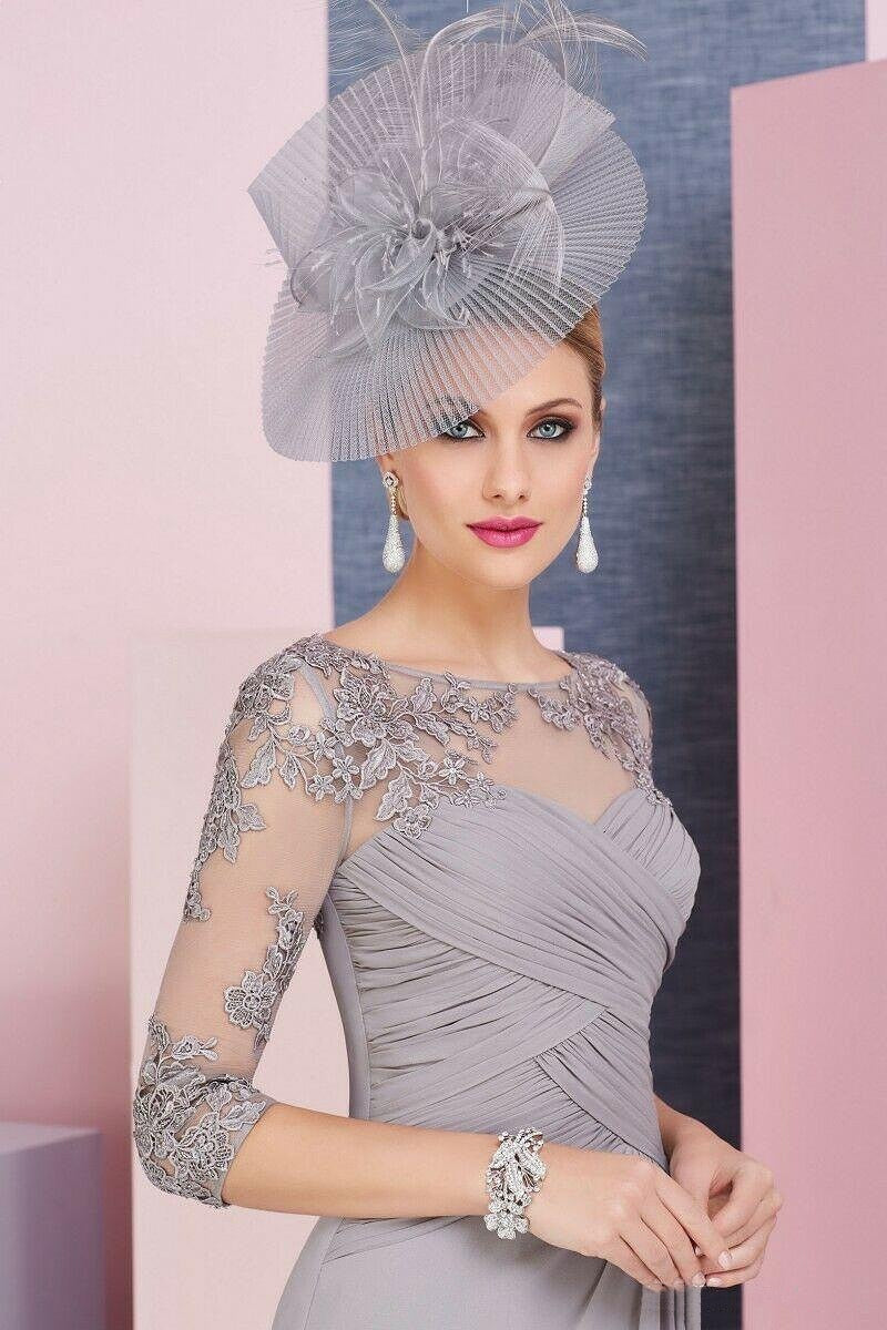 Grey 2-Piece Mother of the Bride Dress
