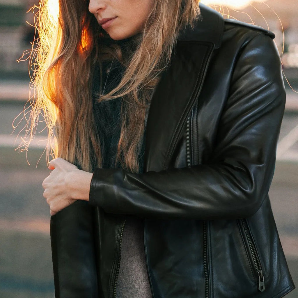 Tracey Biker Jacket Black