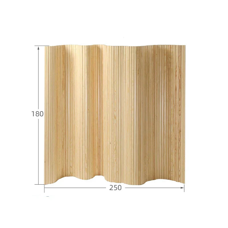 Wooden Folding Room Divider Privacy Screen