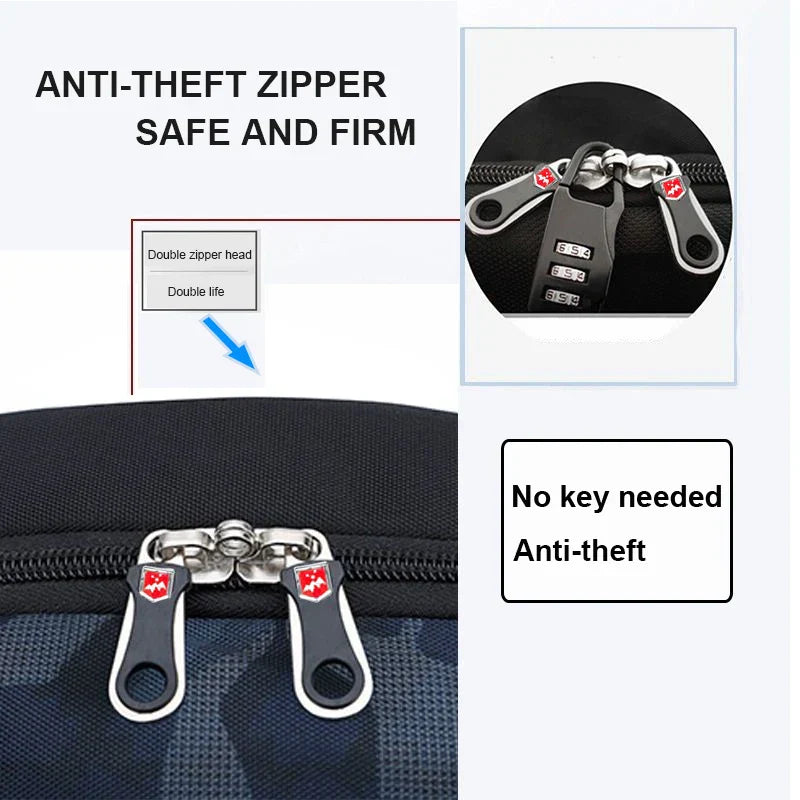 Waterproof Anti-Theft 17-Inch Laptop Travel Backpack