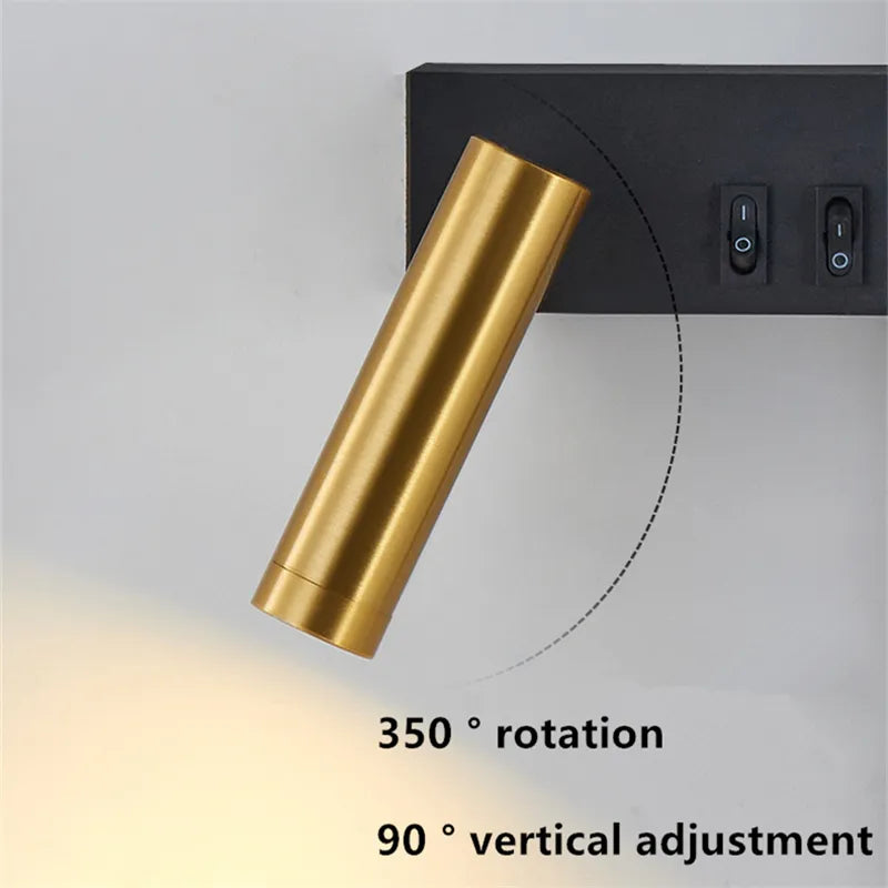 Nordic LED Wall Lamp - Modern Design for Living Room and Bedroom