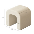 Modern White Vanity Chair for Kids and Adults