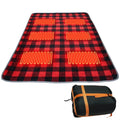 USB Heated Camping Sleeping Pad with 6 Heating Zones