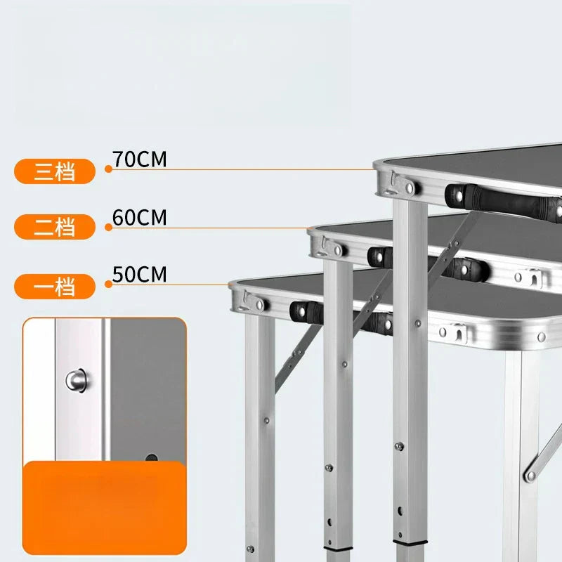 Folding Table Camping Night Market Stall