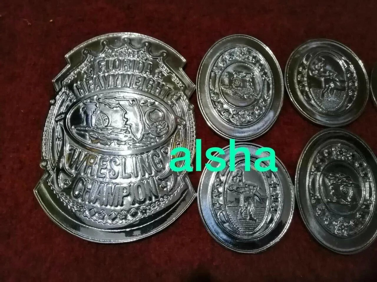 SOUTHERN HEAVYWEIGHT Zinc Metal Championship Belt