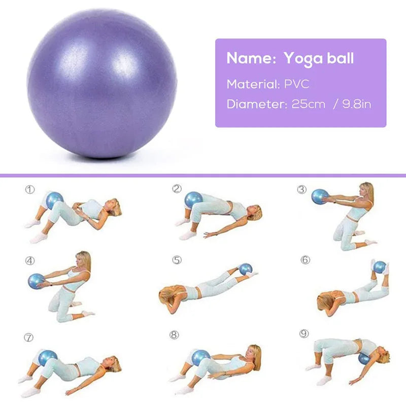 Yoga Starter Kit 5-Piece Yoga Equipment Set Purple