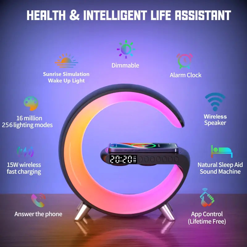 Wireless Charger Atmosphere Lamp