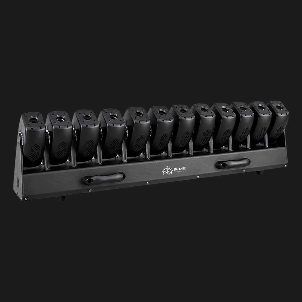 B12 DMX 12-Head Snake Shadow RGB Laser Bar 24W for DJ Stage