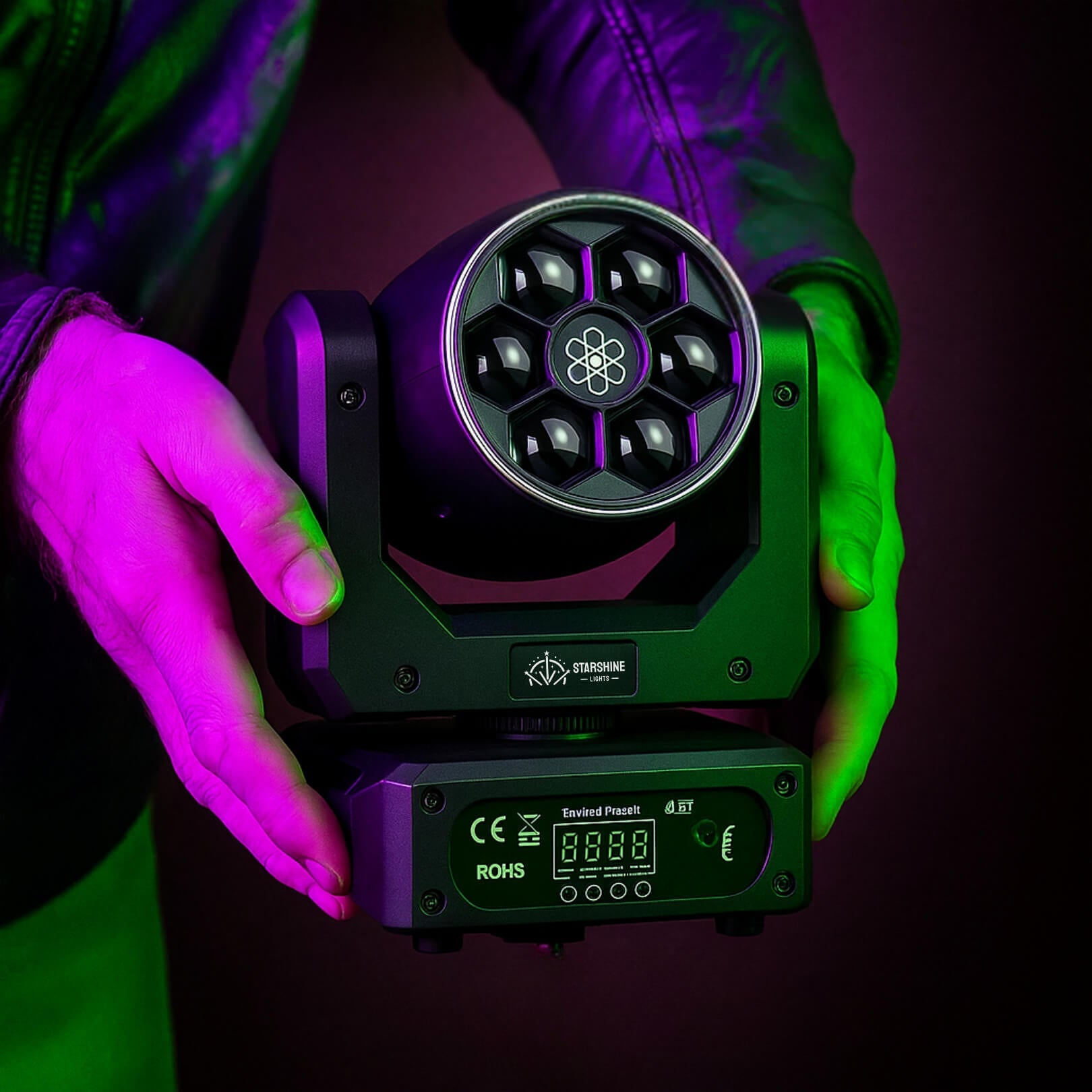 C7 DMX512 Bee Eye Moving Head Laser Light 120W RGBW DJ Stage