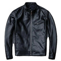 Colderon Men's Genuine Leather Jacket Vintage Sheepskin