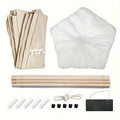 Linen Pet Teepee Bed