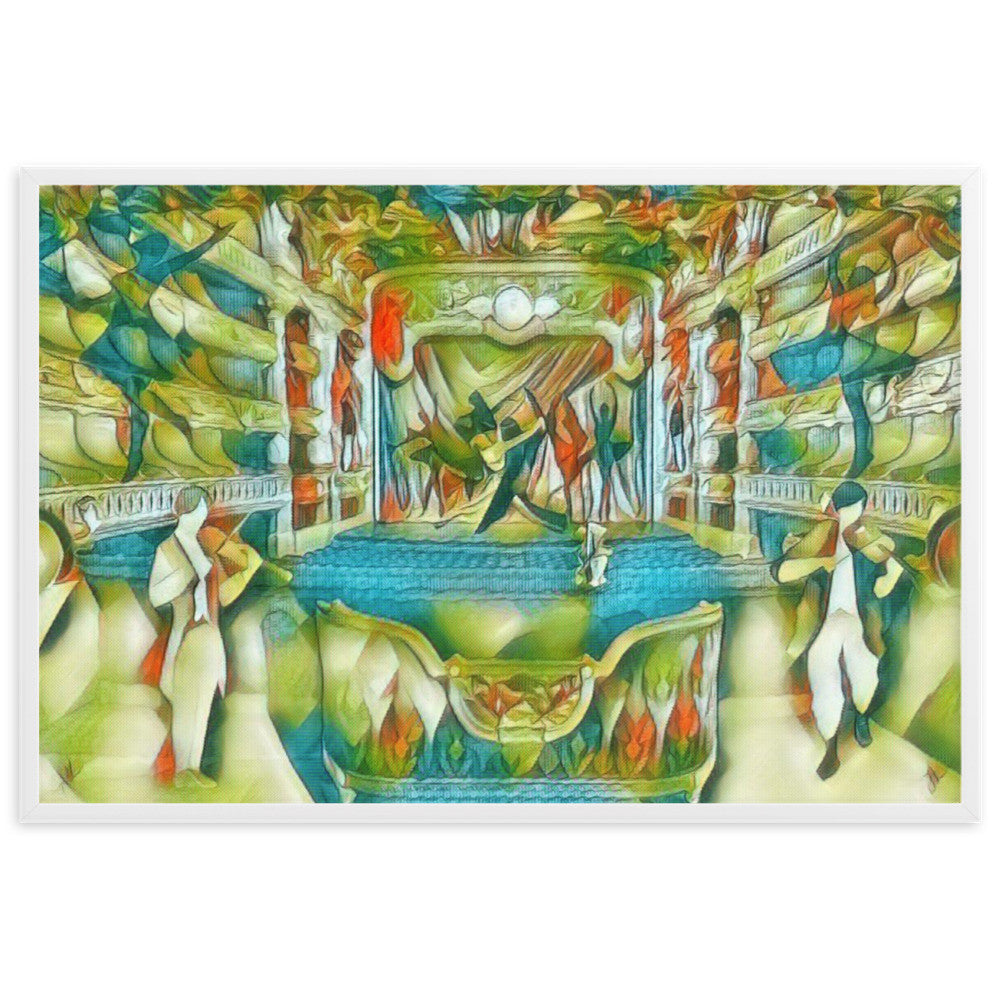 WHEN YOUR SENSES DANCE WITH MY MOMENTS JL.AK Velvet Edition Framed Poster