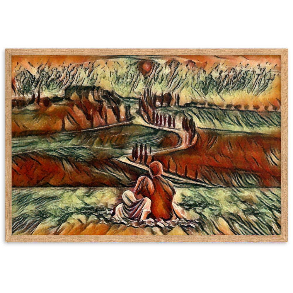 SEEING THE DAWN THROUGH THE DREAM SUPERIOR Framed Poster