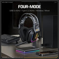 Wireless Gaming Headset GT828 with RGB & Mic