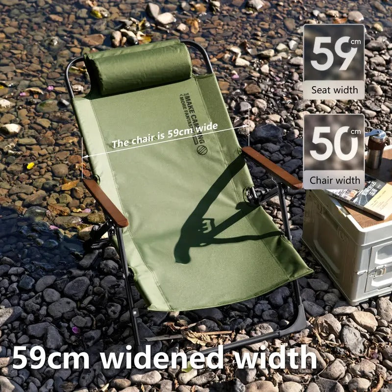 Chair with Adjustable Height and Head Support