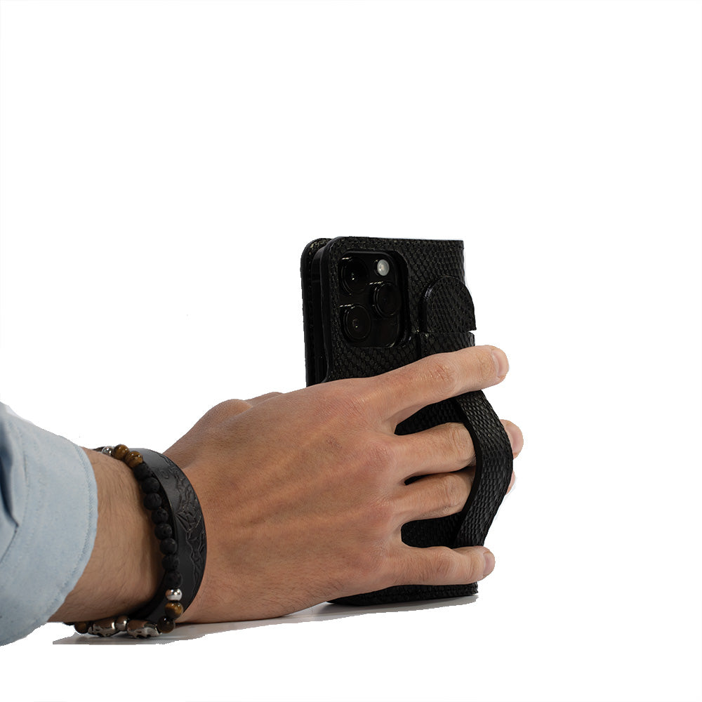 Leather MagSafe Folio Case Wallet with Grip for iPhone 14 Series