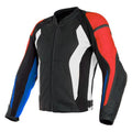 SS628 MEN MOTORCYCLE LEATHER RACING JACKET - XXXXL