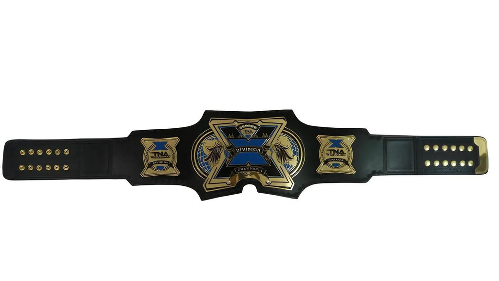 Total Nonstop Action TNA X Division Title World Wrestling Champion Belt - ZINC, 2 MM