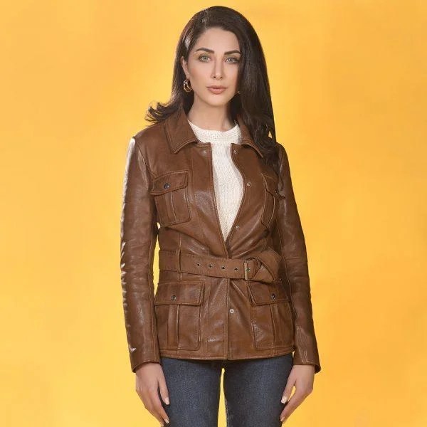 WOMEN PREMIUM MUKMAL Official Leather Jackets 3 - CUSTOM, As Shown